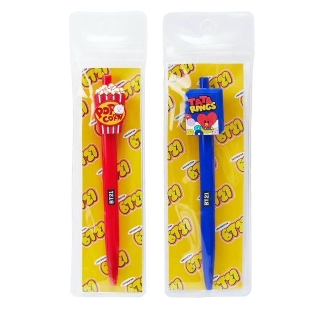 BT21 RJ & Tata Gel Pens Bundle